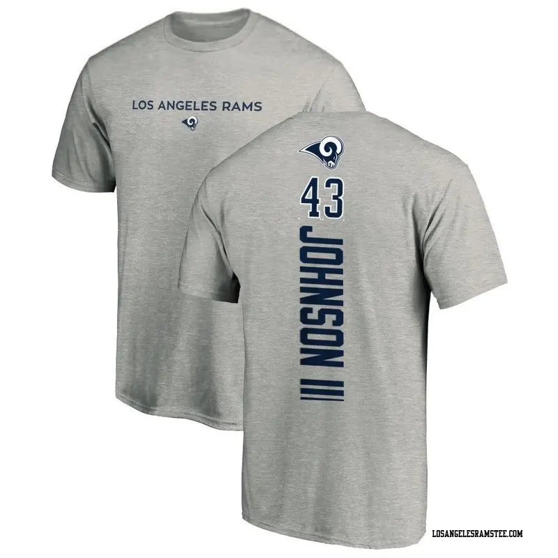 Youth Los Angeles Rams ＃43 John Johnson III Ash Backer T-Shirt